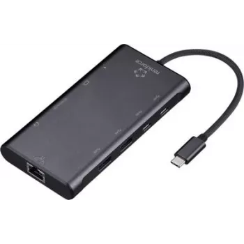 Renkforce RF-USBHA-500 10-Port USB 3.2 Gen 2 Hub with Additional USB-C Input (RF-6700434)