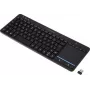 Renkforce RF-WLTKB-300 Wireless Keyboard Dutch QWERTY Black with Integrated Touchpad (RF-6904036)