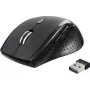 Renkforce RF-WM-210 Ergonomic Wireless Optical Mouse Black 1600 DPI 6 Buttons RF-5827190
