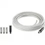 Renkforce SKB 488-20 Coaxial Cable 20 m White 75 Ohm Double Shielded