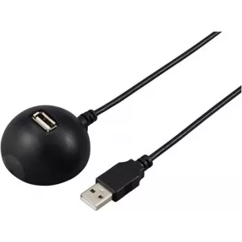 Renkforce USB 2.0 Extension Cable USB-A Male to USB-A Female 1.5 m Black Docking Station RF-5720418
