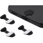 Renkforce USB-C Dust Protection for Mobile Devices, 3-Piece Set, Black (RF-7260818)