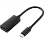 Renkforce USB-C to DisplayPort Adapter Cable 14 cm 4K@60Hz Black RF-4613070