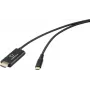 Renkforce USB-C to USB-A Cable 1m Black RF-7116128