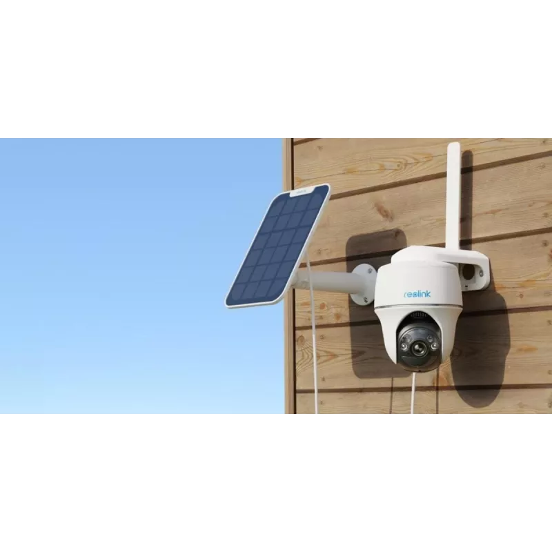 Reolink Go Series G430 5MP 4G LTE Solar-Powered Outdoor Security Camera with Person/Vehicle Detection and 7800mAh Battery