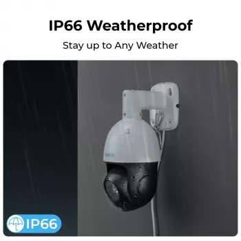 Reolink Smart 4K PoE PTZ Security Camera with 16X Optical Zoom, Auto Tracking, IP66, 256GB Micro SD
