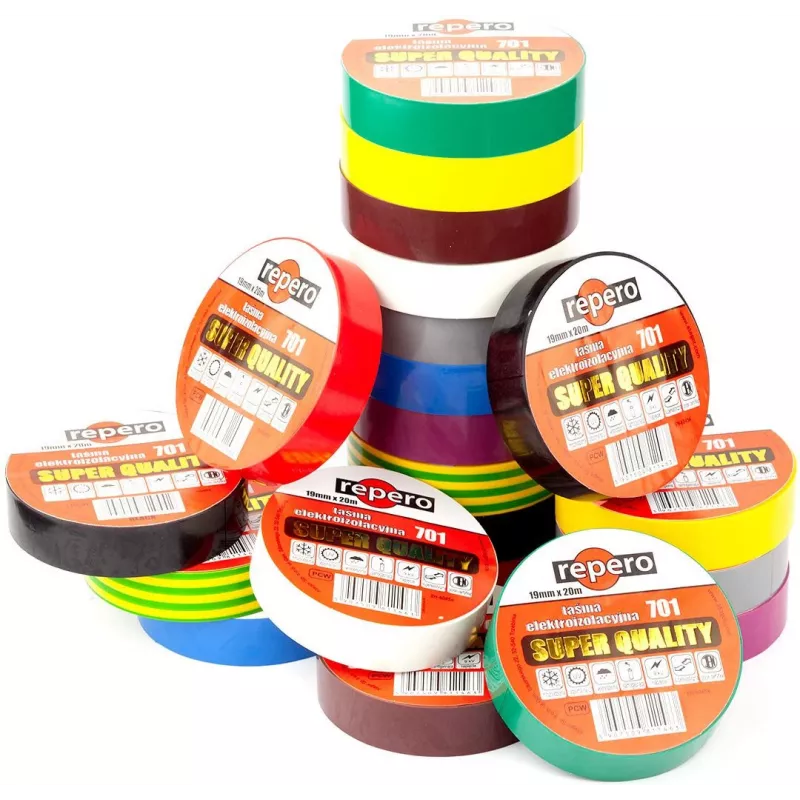 REPERO 701 Blue PVC Electrical Insulation Tape 19mm x 20m