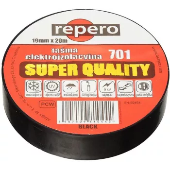 REPERO 701 Grey PVC Electrical Insulation Tape 19 mm x 20 m
