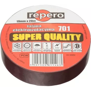 REPERO 701 PVC Electrical Insulating Tape Brown 19mm x 20m