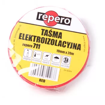 REPERO 711E Red PVC Electrical Insulation Tape 19 mm x 20 m