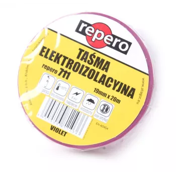 REPERO 711E Violet PVC Electrical Insulating Tape 19 mm x 20 m