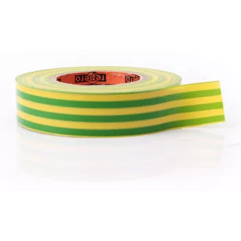 REPERO 711E Yellow-Green PVC Electrical Insulating Tape 19 mm x 20 m