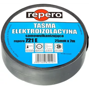 REPERO 721E Self-Vulcanizing Tape 19 mm x 3 m Black EPR