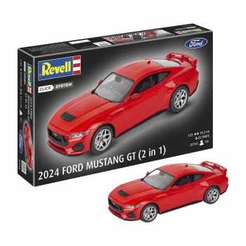Revell 07743 2024 Ford Mustang GT Click-System 1:25 Plastic Model Kit