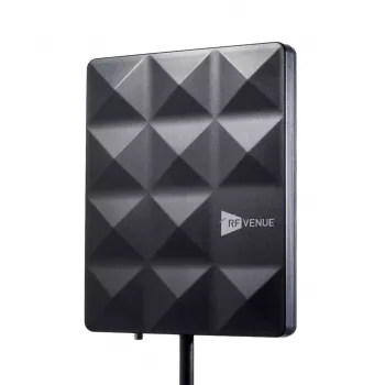 RF Venue CP-STAGE Weather-Resistant Circularly Polarized Directional Antenna, 470-698 MHz, BNC, Black