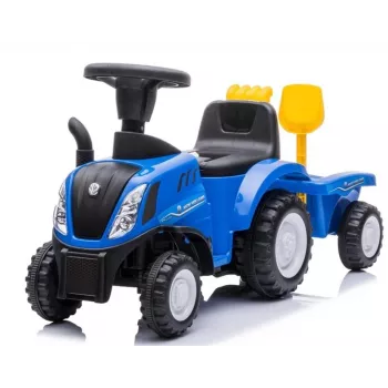 RIDE ON CAR 658T BLUE – 12V Kids Electric Ride-On with Parent Remote Control, Music, LED Lights, Spring Suspension, EVA Tires, Seat Belt, 3-8 Years, Blue