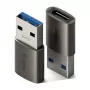 Ringke Converter USB Male To Type-C Female (2pcs) Gunmetal