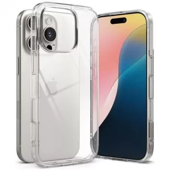 Ringke Fusion Clear Case for iPhone 16 Pro Max – Transparent Hybrid Protective Cover