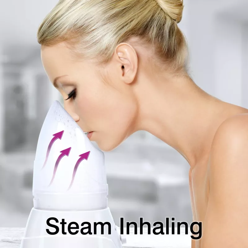 RIO FSTE-EU/1,8 Facial Sauna with Steam Inhaler, 70W, Adjustable Steam, White