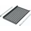 Rittal 19 inch Sliding Shelf for TS, PC-TS, IW Enclosures, 600 mm Depth, 40 kg, Slate Grey RAL 7015 6902.960