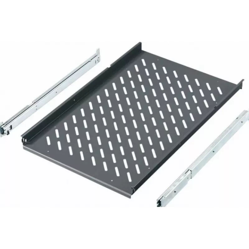 Rittal 19 inch Sliding Shelf for TS, PC-TS, IW Enclosures, 600 mm Depth, 40 kg, Slate Grey RAL 7015 6902.960