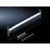 Rittal 5302.044 1U 19 inch Cable Management Panel with 5 Slots, Jet Black (RAL 9005)