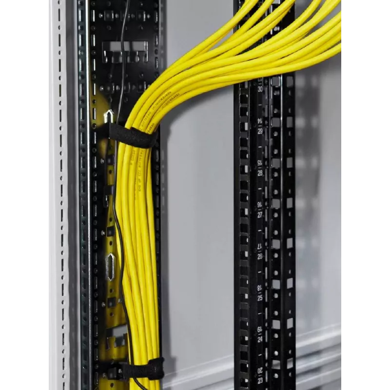 Rittal 5302.120 Cable Management Panel 1U 19 inch RAL 9005