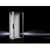 Rittal 5327.190 Freestanding 42U Server Rack Enclosure IP55, 800x1000x2000 mm, Black/Grey, Tempered Glass Door
