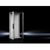 Rittal 5327.190 Freestanding 42U Server Rack Enclosure IP55, 800x1000x2000 mm, Black/Grey, Tempered Glass Door