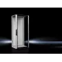 Rittal 5327.190 Freestanding 42U Server Rack Enclosure IP55, 800x1000x2000 mm, Black/Grey, Tempered Glass Door
