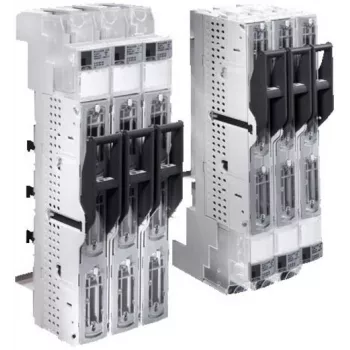 Rittal 9346.030 Busbar Support 160 A 3-Pole for RiLine60 System, Polyamide, Black/Grey