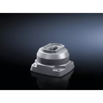 Rittal CP 120 Top-Mounted Joint, Vertical Cable Routing, Light Grey (RAL 7035), IP54, 300° Rotation, Die-cast Aluminium, 6212.720