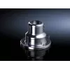 Rittal CP-S Wall Section 6663.400, 9 mm Cable Entry, Stainless Steel