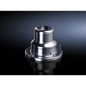 Rittal CP-S Wall Section 6663.400, 9 mm Cable Entry, Stainless Steel