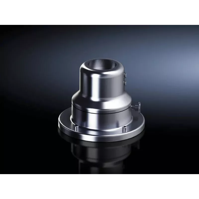 Rittal CP-S Wall Section 6663.400, 9 mm Cable Entry, Stainless Steel