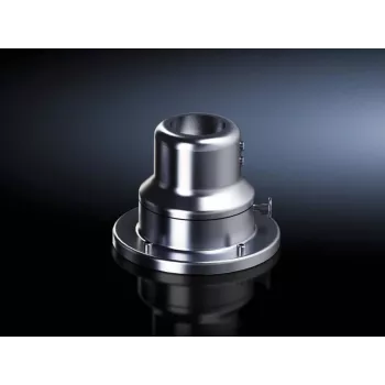Rittal CP-S Wall Section 6663.400, 9 mm Cable Entry, Stainless Steel