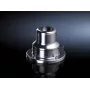 Rittal CP-S Wall Section 6663.400, 9 mm Cable Entry, Stainless Steel