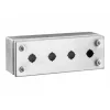 Rittal Empty Enclosure 4 Installation Slots (L x W x H) 90 x 280 x 100 mm Stainless Steel SM 2384.040 1 pc.