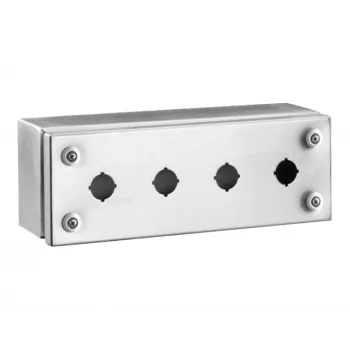 Rittal Empty Enclosure 4 Installation Slots (L x W x H) 90 x 280 x 100 mm Stainless Steel SM 2384.040 1 pc.