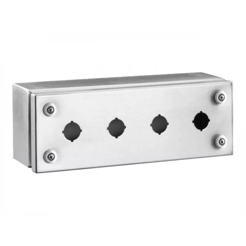 Rittal Empty Enclosure 4 Installation Slots (L x W x H) 90 x 280 x 100 mm Stainless Steel SM 2384.040 1 pc.