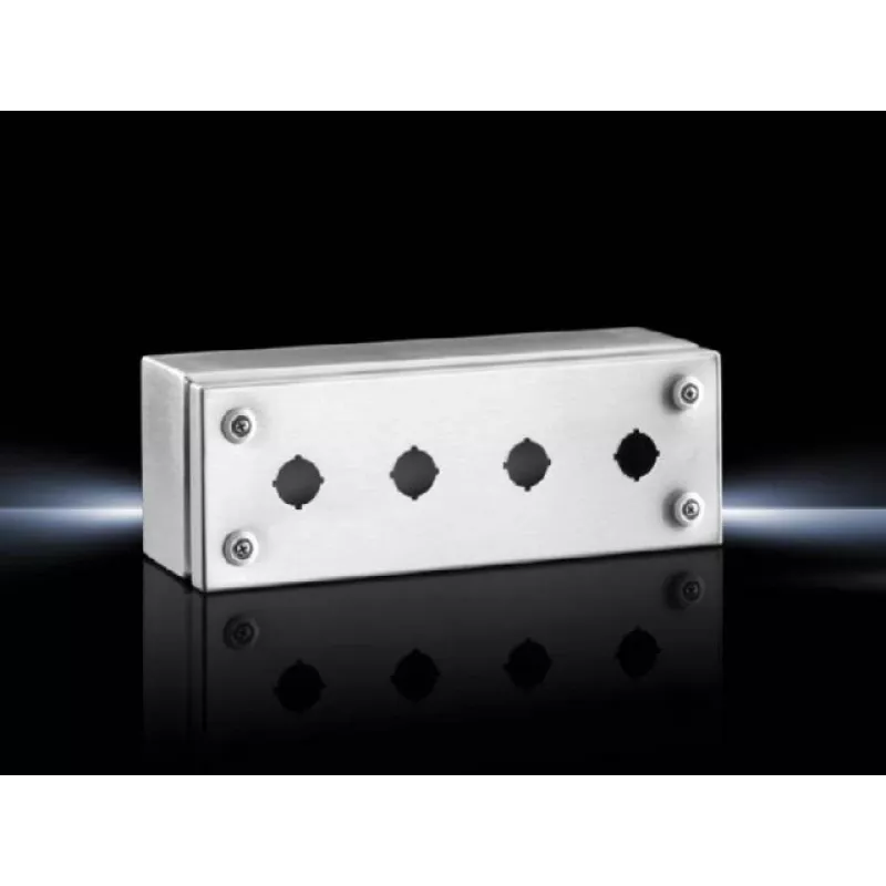 Rittal Empty Enclosure 4 Installation Slots (L x W x H) 90 x 280 x 100 mm Stainless Steel SM 2384.040 1 pc.