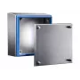 Rittal HD Stainless Steel Wall-Mount Enclosure 200 x 200 x 120 mm, IP66, Brushed, Hygienic Design 1672.600