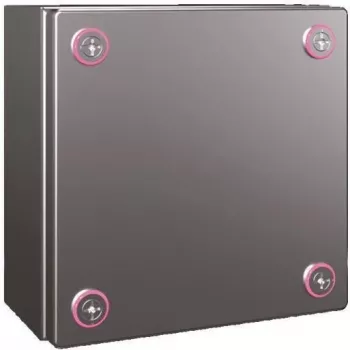 Rittal KX 1565.000 Wall-Mount Enclosure, 200 x 200 x 120 mm, Steel, Light Grey