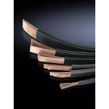 Rittal SV 3572.005 Laminated Copper Busbar 2000 mm, 120 mm², 2000 A, Flexible, Uninsulated, for RiLine60