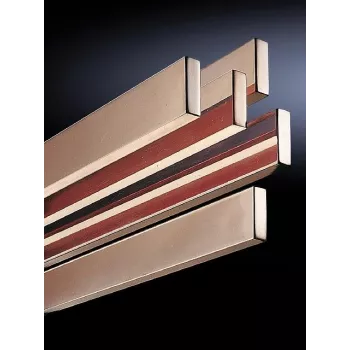 Rittal SV 3589.005 Flat Copper Busbar 30x10 mm, 2400 mm, 800 A, 2 pcs for RiLine60