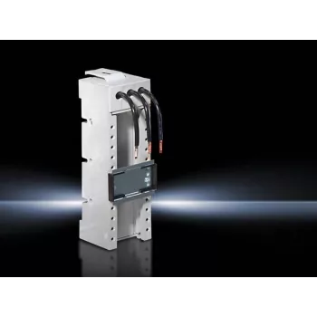 Rittal SV 9627.000 Busbar Support, 3-Pole, Polyamide, White, for RiLine60, 690V AC, 1600A, Snap-on Mounting, 1 Piece