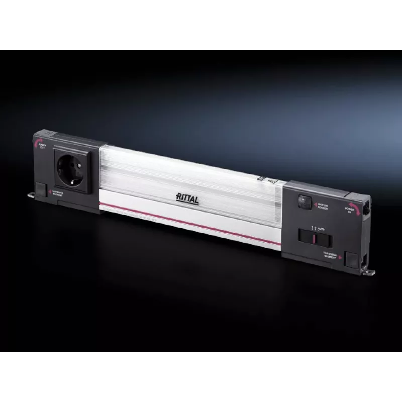 Rittal System Luminaire LED 1200 Lumens with PIR Motion Sensor, Neutral White 5000K, IP20, Aluminium