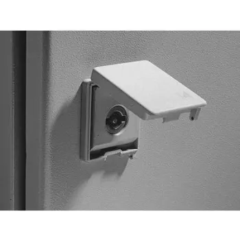 Rittal SZ 2476.100 Sealable Lock Insert Cover, Polyamide, Light Grey, 2 Pieces