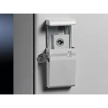 Rittal SZ 2534.500 Profile Half-Cylinder Lock Insert, Die-Cast Zinc, Natural Matt, for AE/IW Enclosures