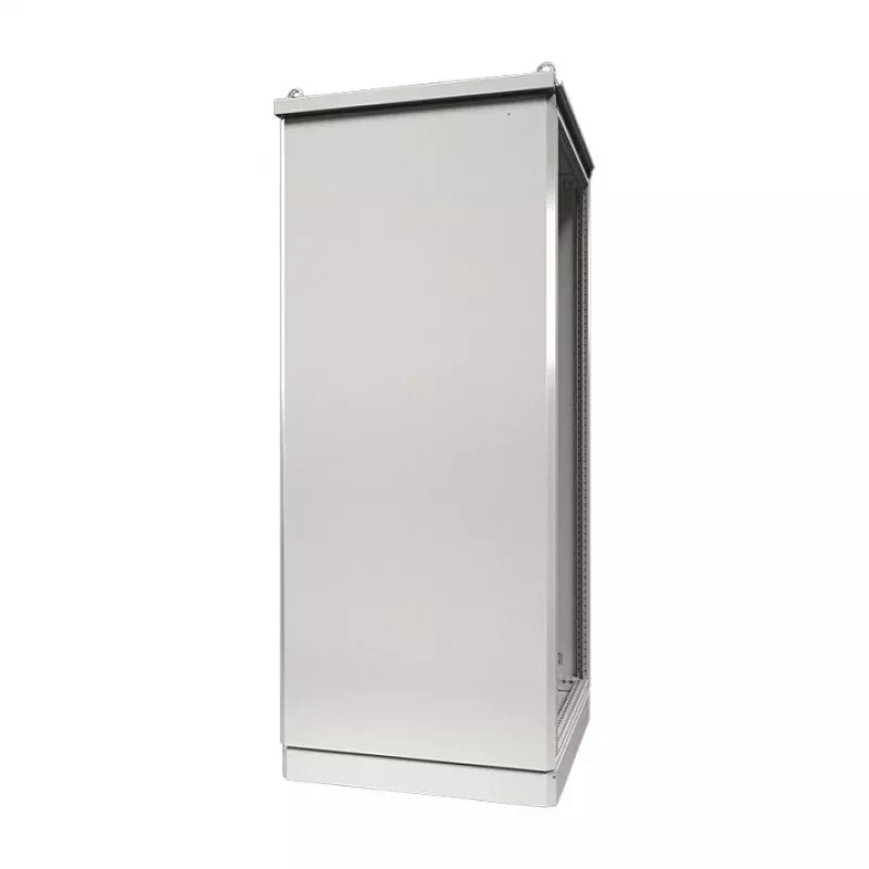 Rittal Toptec Outdoor Enclosure CS 9781866 - 800x1600x600mm, IP55, IK10, Aluminium, RAL 7035